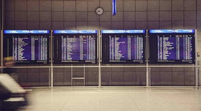 denmark airport flights board