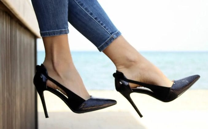 Danish models high heels look