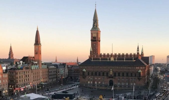 City hall Copenhagen view