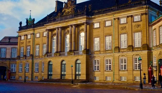 Amalienborg Palace in Denmark