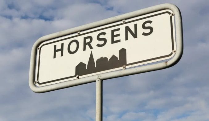 Horsens city camping area in Denmark