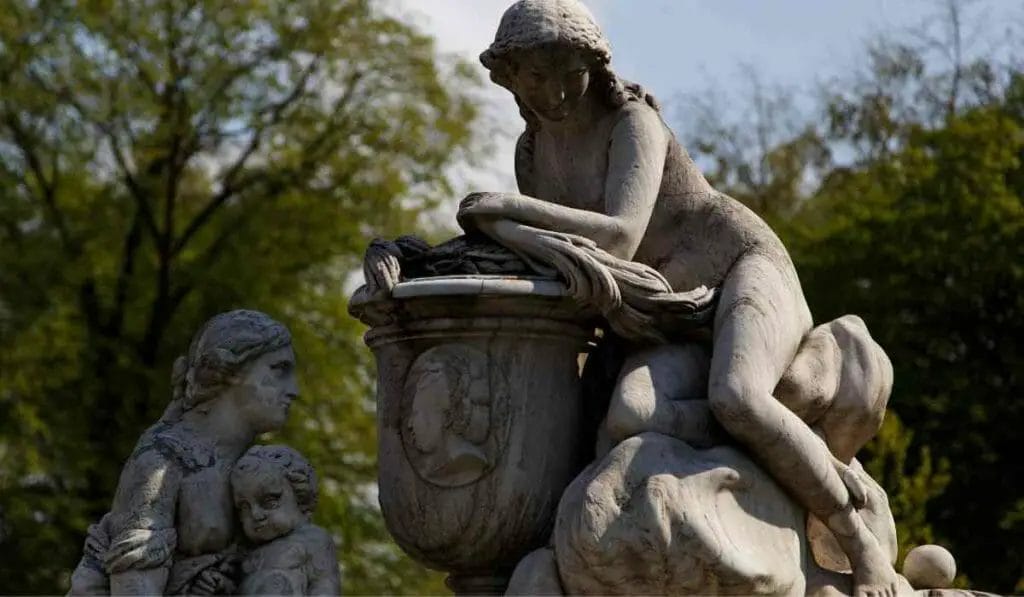 Statue of Caroline Matilda in Germany Celle